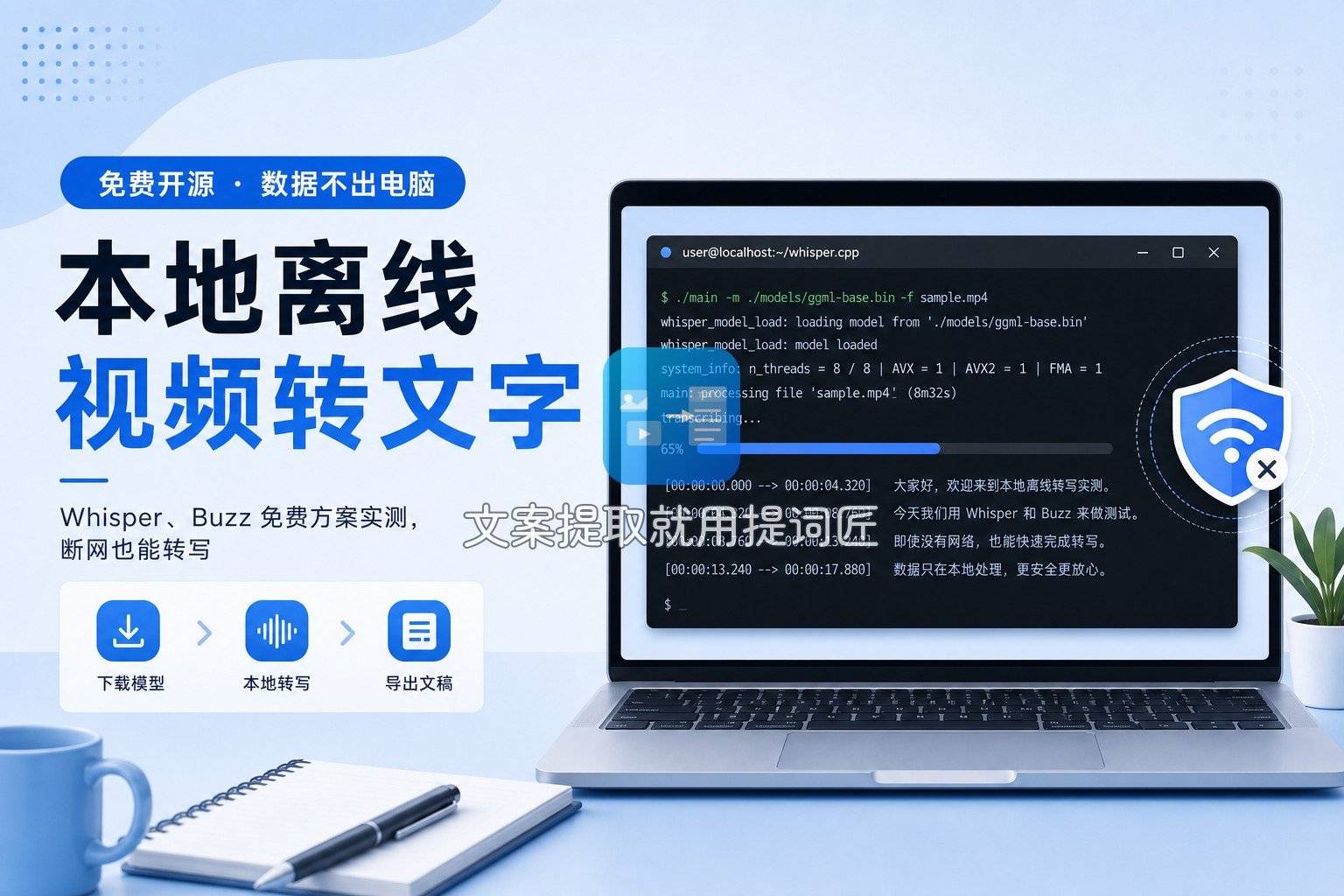本地和在线转文字区别是什么：隐私、速度和上手难度怎么取舍