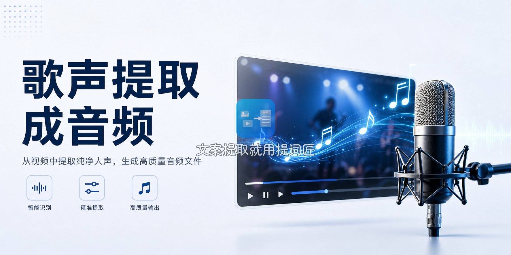 歌声提取成音频怎么做：把视频里的歌单独存成MP3
